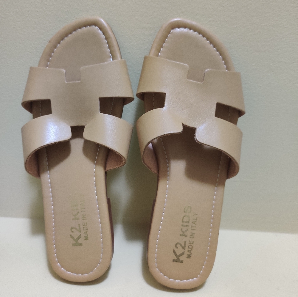 K2 Italian Genuine Leather Kids Sandals